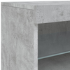 Betoninharmaa senkki led-valoilla Corteza 41x37x67cm