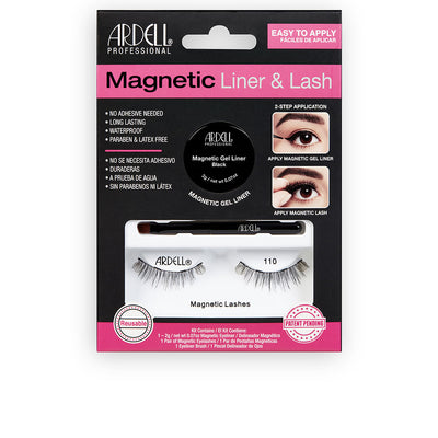 Magnetic liner & lash -ripsivärit #110 + geeli rajauskynä - ARDELL