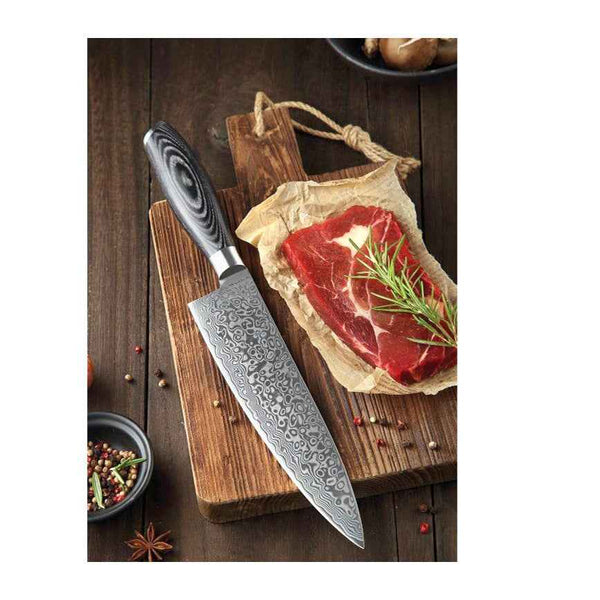 Xinzuo Ya Damascus Kokkiveitsi, 20 cm