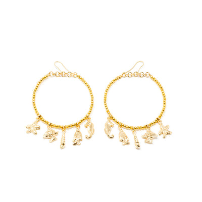 Formentor Earrings #Shiny Gold 1 U