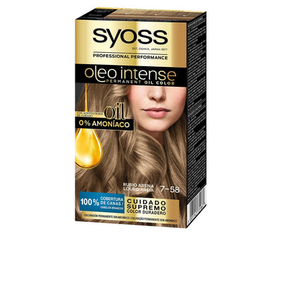 Oleo intense ammoniakiton hiusväri #7.58-hiekkablondi 5 kpl - SYOSS