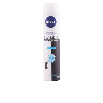 Black & white invisible fresh deodorantti spray 200 ml - NIVEA