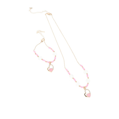 Collar y pulsera sydämet set 2 pz - INCA