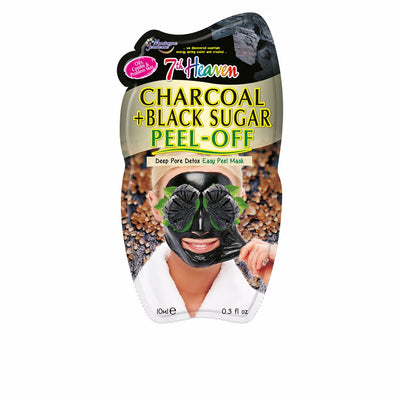 Peel-off charcoal + musta sokeri -naamio 10 ml - 7TH HEAVEN