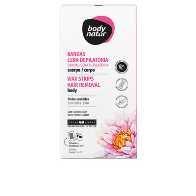 Bands Depilatory Wax Body Lotus Flower 16 U