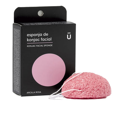 Konjac sponge kasvojen pinkki savi 15 g - NATURBRUSH