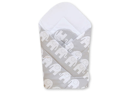 Babynest with stiffening- Elephants grey