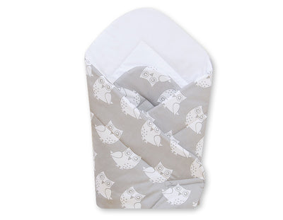 Babynest with stiffening- Owls grey