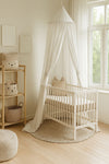 My Sweet Baby - Ripustettava puuvillainen katos lastenhuoneeseen - valkoinen