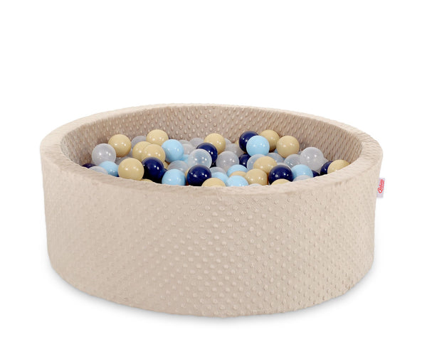 Bobono - Minky-pallomeri H-30 cm 300 palloa beige