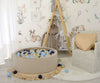 Bobono - Minky-pallomeri H-30 cm 300 palloa beige