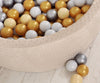 Bobono - Minky-pallomeri H-30 cm 300 palloa beige