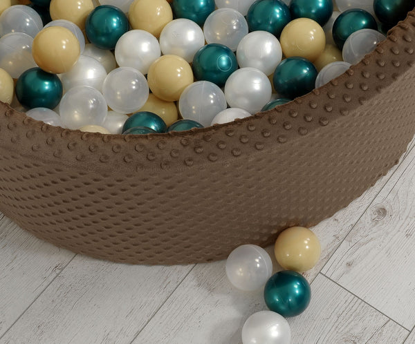 Bobono - Minky-pallomeri H-30 cm 300 palloa suklaa