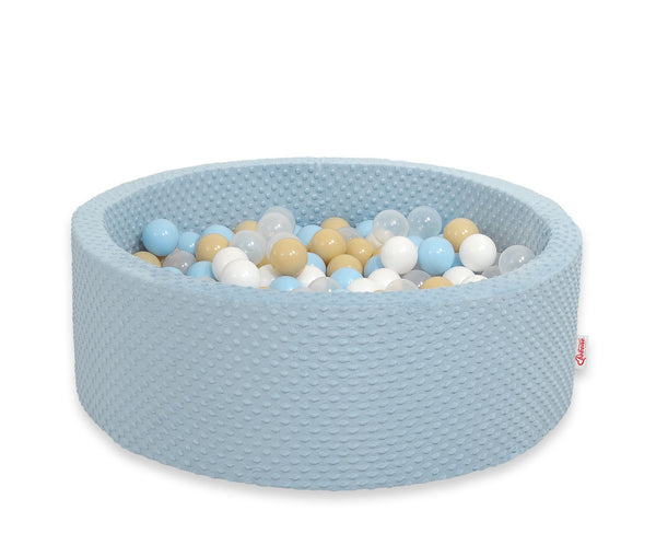 Bobono - Minky-pallomeri 30 cm 200 palloa sumunsininen