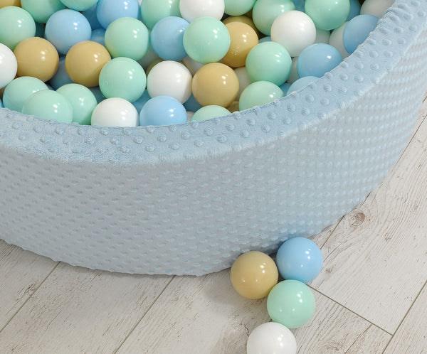 Bobono - Minky-pallomeri H-30 cm 300 palloa sumunsininen