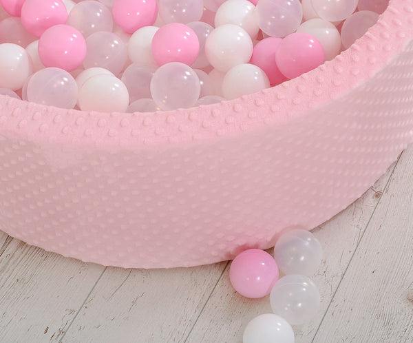 Bobono - Pallomeri minky 30 cm 300 palloa vaaleanpunainen