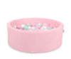 Bobono - Pallomeri minky 30 cm 300 palloa vaaleanpunainen