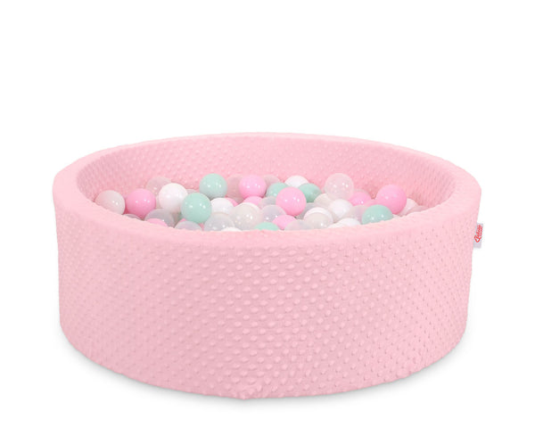 Bobono - Pallomeri minky 30 cm 300 palloa vaaleanpunainen