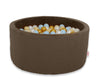 Bobono - Pallomeri minky 40 cm 200 palloa - suklaanruskea