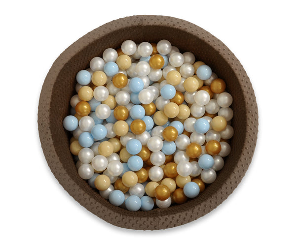 Bobono - Pallomeri minky 40 cm 200 palloa - suklaanruskea
