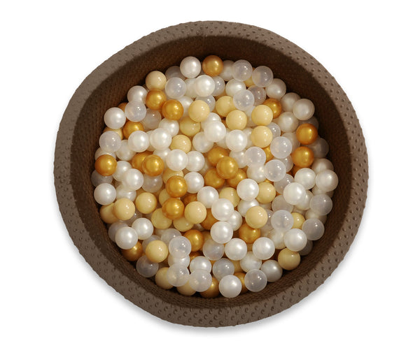 Bobono - Pallomeri minky 40 cm 200 palloa - suklaanruskea