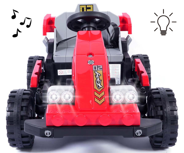 Milly Mally - Milly Mally Prime 2in1 akkukäyttöinen ajoneuvo punainen