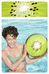 Vinyyliä oleva 46 cm Kiwi-rantapallo