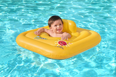 Bestway 32050 -uimakoulun istuin, neliömallinen Swim Safe Step A. Koko 76cm x 76cm.