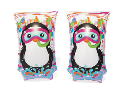 Bestway 32102 -pingviinikuvioiset uimaopettajaliivit, koko 30 cm x 15 cm.