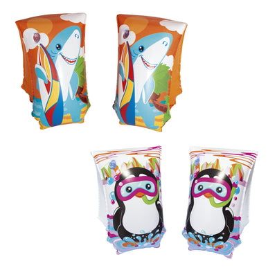 Bestway 32102 -pingviinikuvioiset uimaopetusliivit lapsille. Koko 30cm x 15cm.