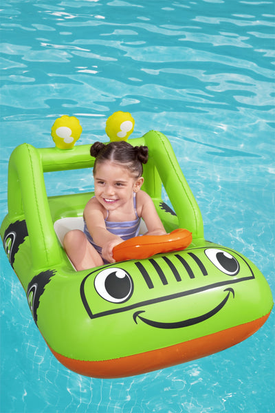 Bestway 34169 -lautta-auto, mitat 92cm x 61cm.