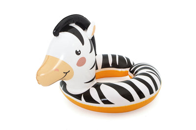 Bestway 36112 -merkkinen zebra-kuvioinen uima-alusta. Koko 45cm x 51cm.