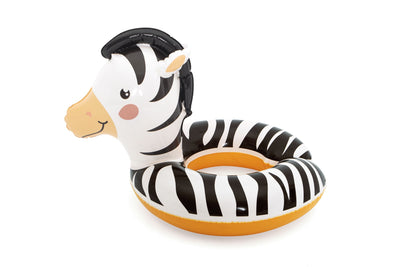 Bestway 36112 -zebrakuvioinen uima-alusta mitat 45cm x 51cm.