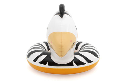 Bestway 36112 -kuvioitu, 45cm x 51cm kokoinen zebra-kuvioinen uima-alusta.