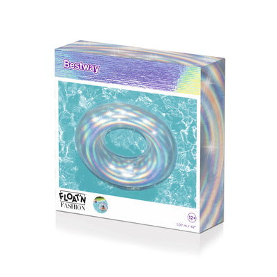 Bestway 36240 -kolo uima-altaaseen, halkaisija 107 cm, opalisoiva design.
