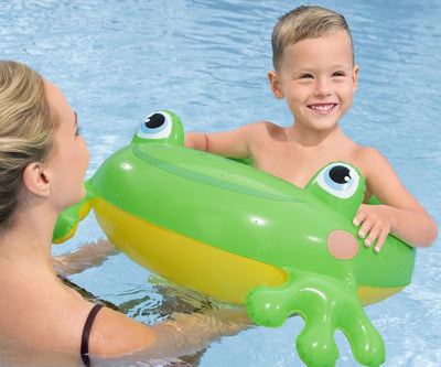 Lasten sammakonmuotoinen uimakelluke, PVC, 73.5cm x 66cm