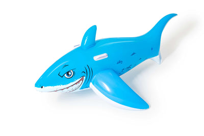 Bestway 41032 - 72" x 40.183 m x 1.02 m - Great White Shark Rider -uima-allaslelu, joka on suunniteltu hain muotoiseksi.