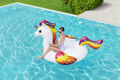 Bestway 41113 -dmuchany yksisarvinen uima-alustalle, mitat 224cm x 164cm.