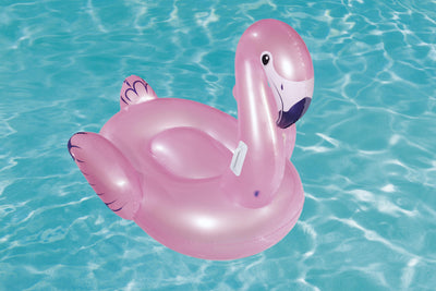 Bestwayn 41122 ilmapatja, jossa on flamingokuviointi. Koko 127 cm x 127 cm.