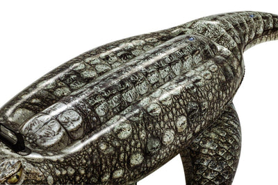 Bestway 41478 -dmuchany krokotiili uimalelu, kahvalla, koko 193cm x 94cm.