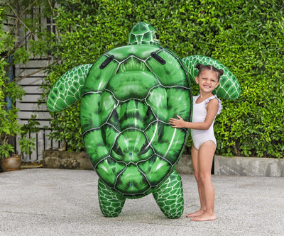 Ilmatäytteinen Kilpikonna Kellunta-alusta Kahvoilla 150x145 cm