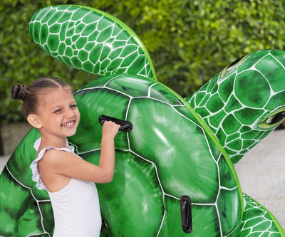 Ilmatäytteinen Kilpikonna Kellunta-alusta Kahvoilla 150x145 cm