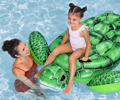 Ilmatäytteinen Kilpikonna Kellunta-alusta Kahvoilla 150x145 cm