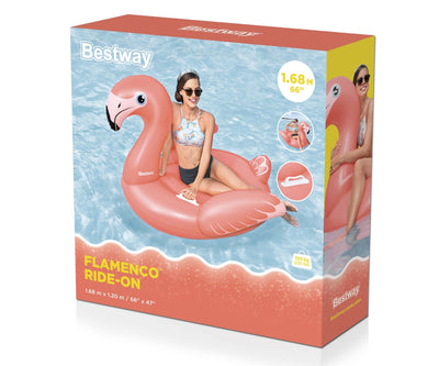 Ilmalla Täytettävä Flamingo Uimalelu 168cm x 120cm