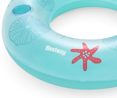 Koralliriutta Kelluvene Selkätuella - PVC 107x113 cm