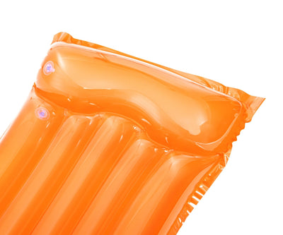 Kirkas ja oranssi Bestway 44013 -ilmapatja, koko 183 cm x 76 cm.