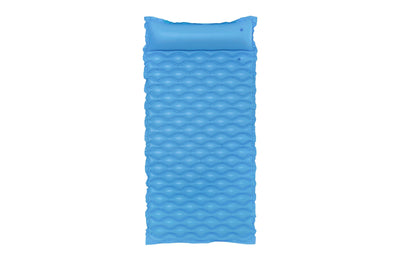 Sininen Bestway-dmustettava rantapatja, mitat 213cm x 86cm.