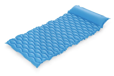 Sininen Bestway-dmustettava rantapatja, mitat 213cm x 86cm.