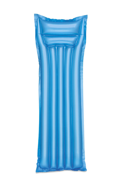 Sininen Bestway-uimapatja, jossa on heijastava pinta. Koko 183cm x 69cm.