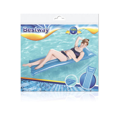 Bestway 44042 -materassi, sininen, koko 183 cm x 69 cm.